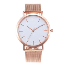 Load image into Gallery viewer, Fashion Women Watches Simple Romantic Rose Gold Strap Watch Women's Wrist Watch Ladies Clock relogio feminino zegarek damski